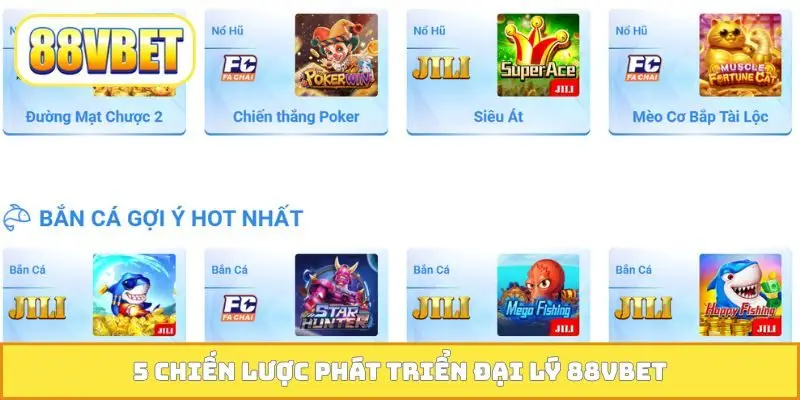5 chiến lược phát triển đại lý 88VBET