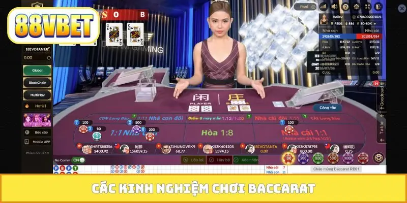 Kinh nghiệm chơi Baccarat