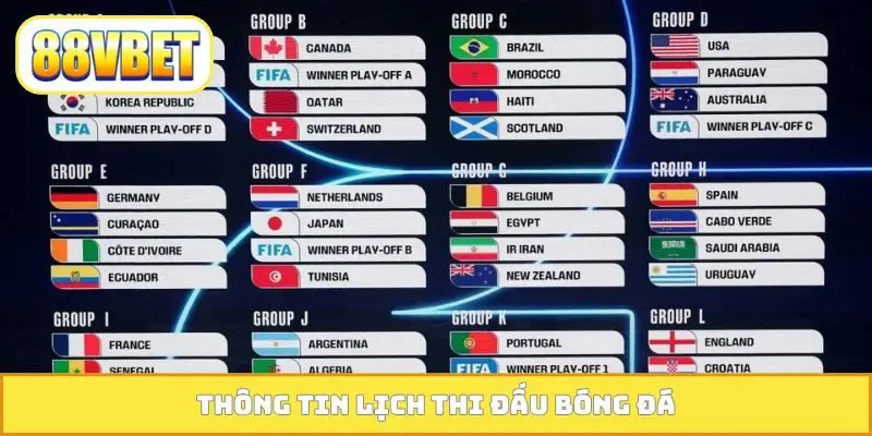Lịch thi đấu bóng đá